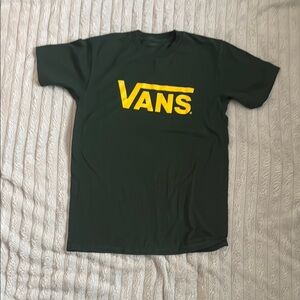 Vans Green and Yellow Short Sleeve Tee